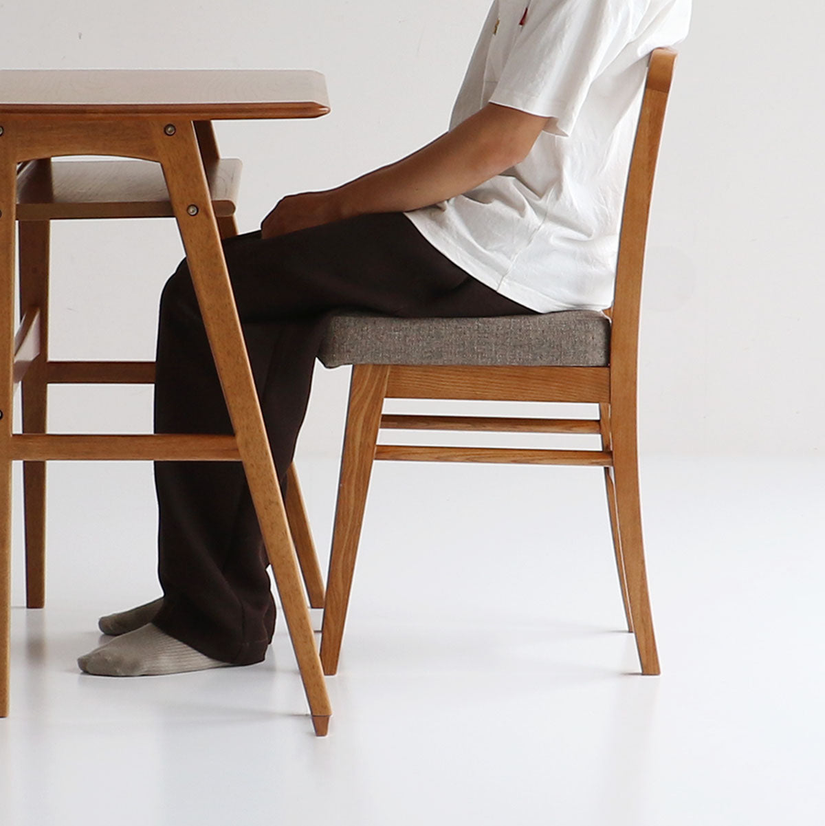 チェアー Wood Chair -Atl ダイニングチェア デザインチェア 回転チェア