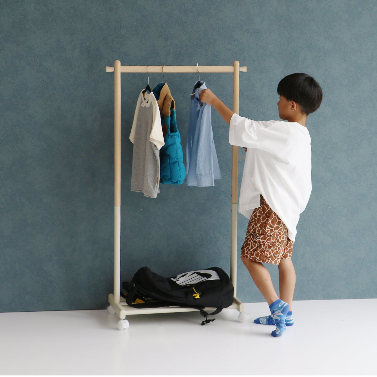 ラック Kids Hanger Rack -mill- ハンガーラック コートハンガー 衣類収納