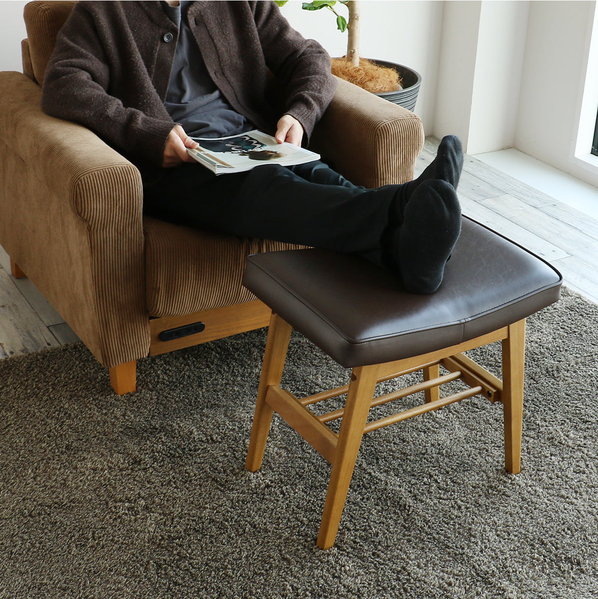 スツール Rasic Ottoman Stool オットマン 腰掛け