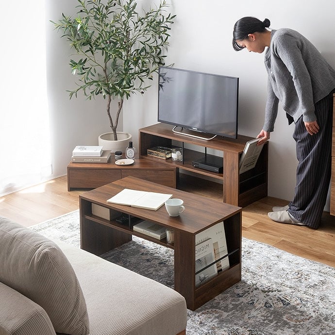 テレビ台 幅90~163cm 伸縮テレビ台 ローボード TVボード AVボード テレビボード