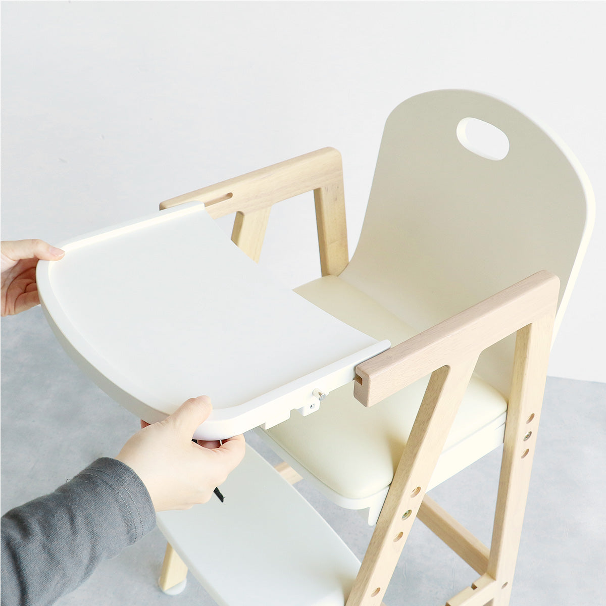 チェア Kids High Chair -hugmy- ダイニングチェア デザインチェア 回転チェア