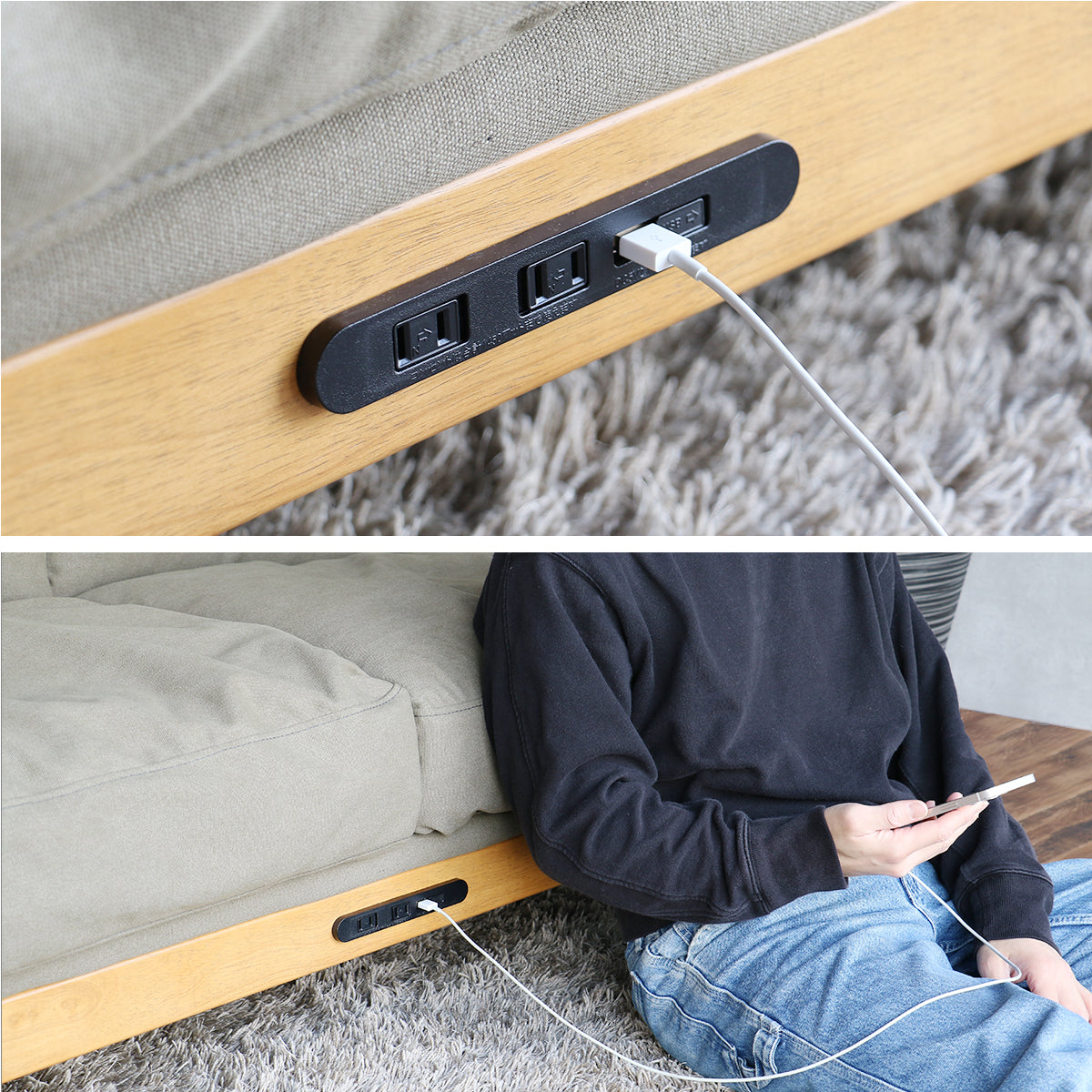 ソファー Rasic US Sofa ローソファー フロアソファー ソファーベッド