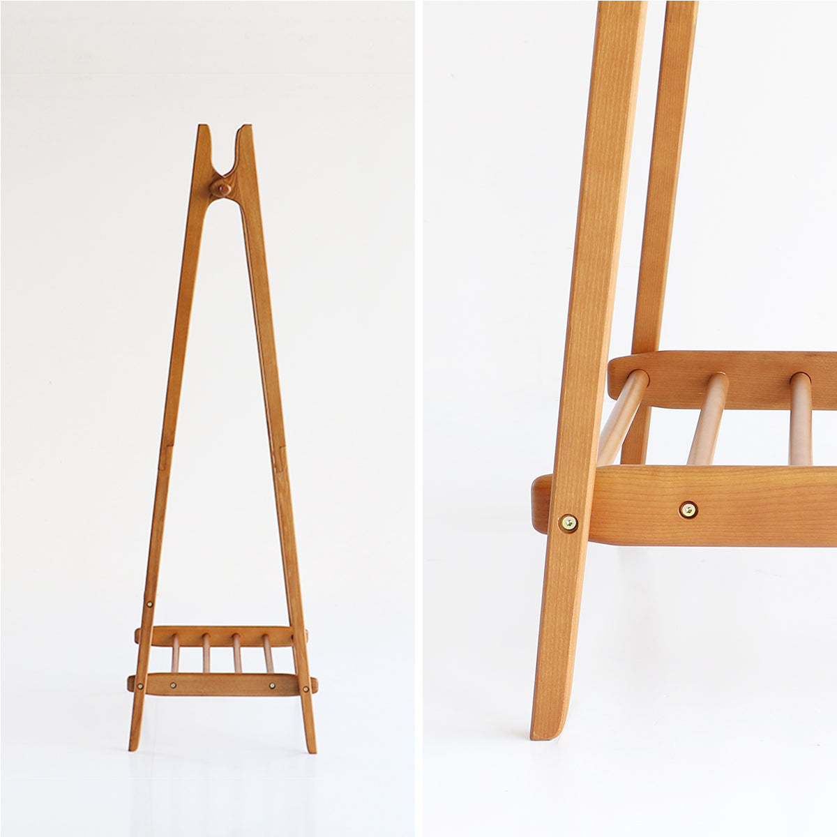 ラック Folding Hanger Rack -ape- ハンガーラック コートハンガー 衣類収納