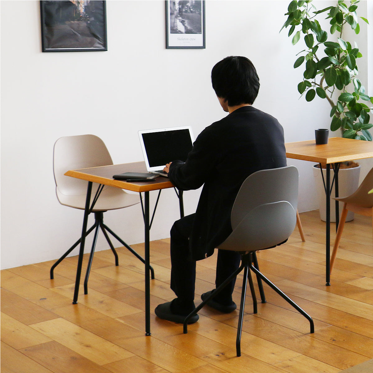 チェアー Chair 02 -steel- ダイニングチェア デザインチェア 回転チェア