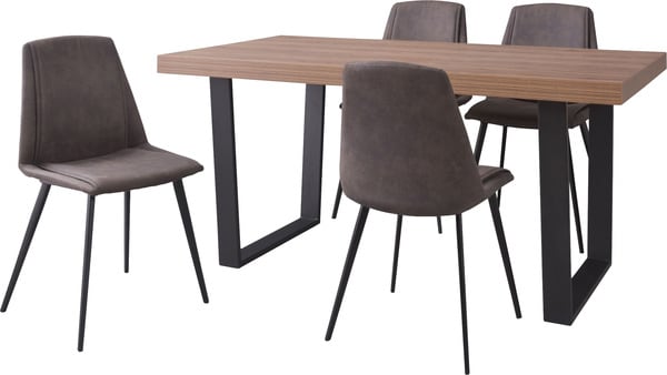 ダイニングチェア ラルジュ チェア 幅47×奥行49×高さ86cm ダイニング家具 ダークグレー