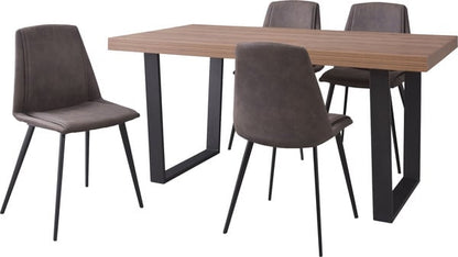 ダイニングチェア ラルジュ チェア 幅47×奥行49×高さ86cm ダイニング家具 ダークグレー