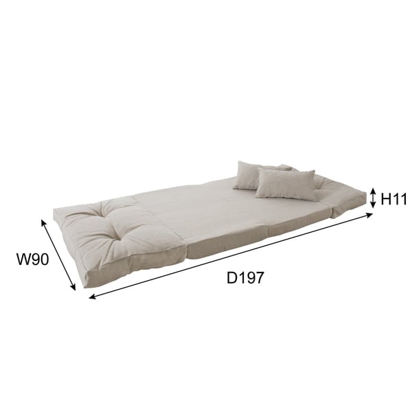 フロアチェア エリス 3WAYソファベッド 幅90×奥行66×高さ55cm チェア ダイニングチェア