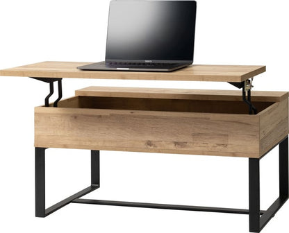 2WAY テーブル 幅90×奥行50×高さ46cm ローテーブル センターテーブル リビングテーブル