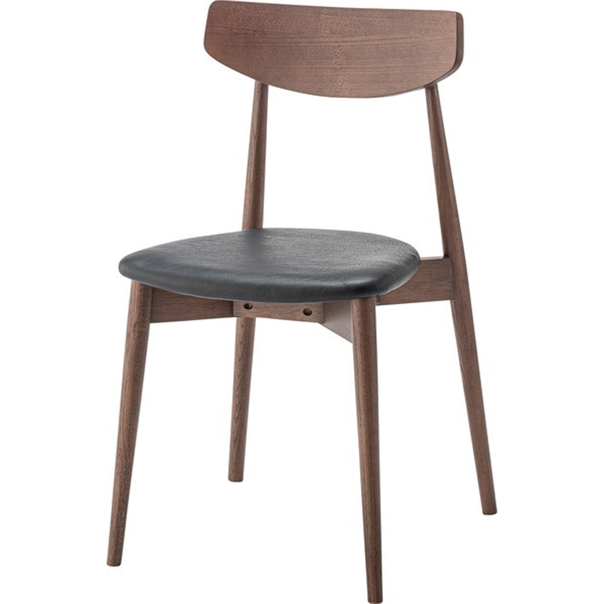 ダイニングチェア 幅42×奥行46.5×高さ78cm ダイニング家具 完成品 組立不要 ブラウン