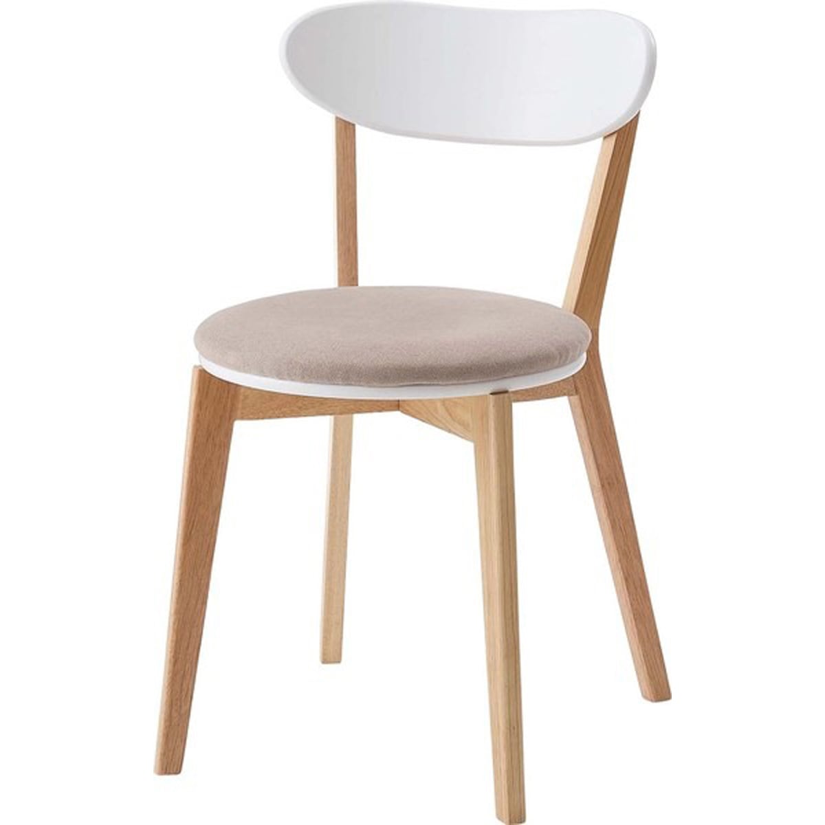 ダイニングチェア 幅47×奥行55×高さ75cm ダイニング家具 ベージュ グレー ダイニングセット