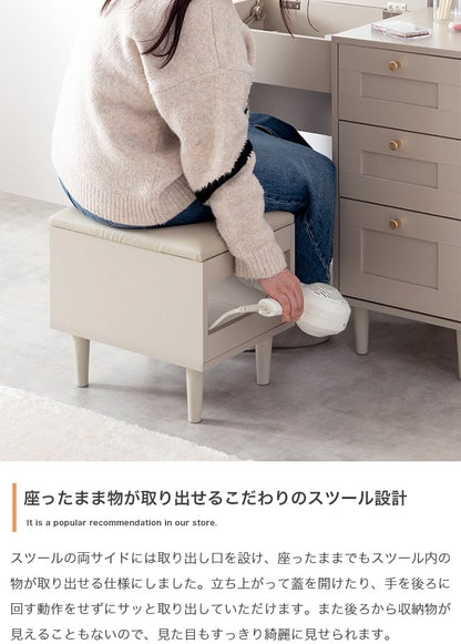 デスク 幅80cm Calan ドレッサーデスク ワークデスク パソコンデスク 学習机 勉強机 平机 天然木
