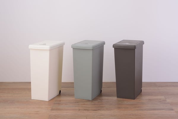 ダストボックス スライドペール30L 幅24×奥行37×高さ53cm 日用品 キャスター付き 完成品