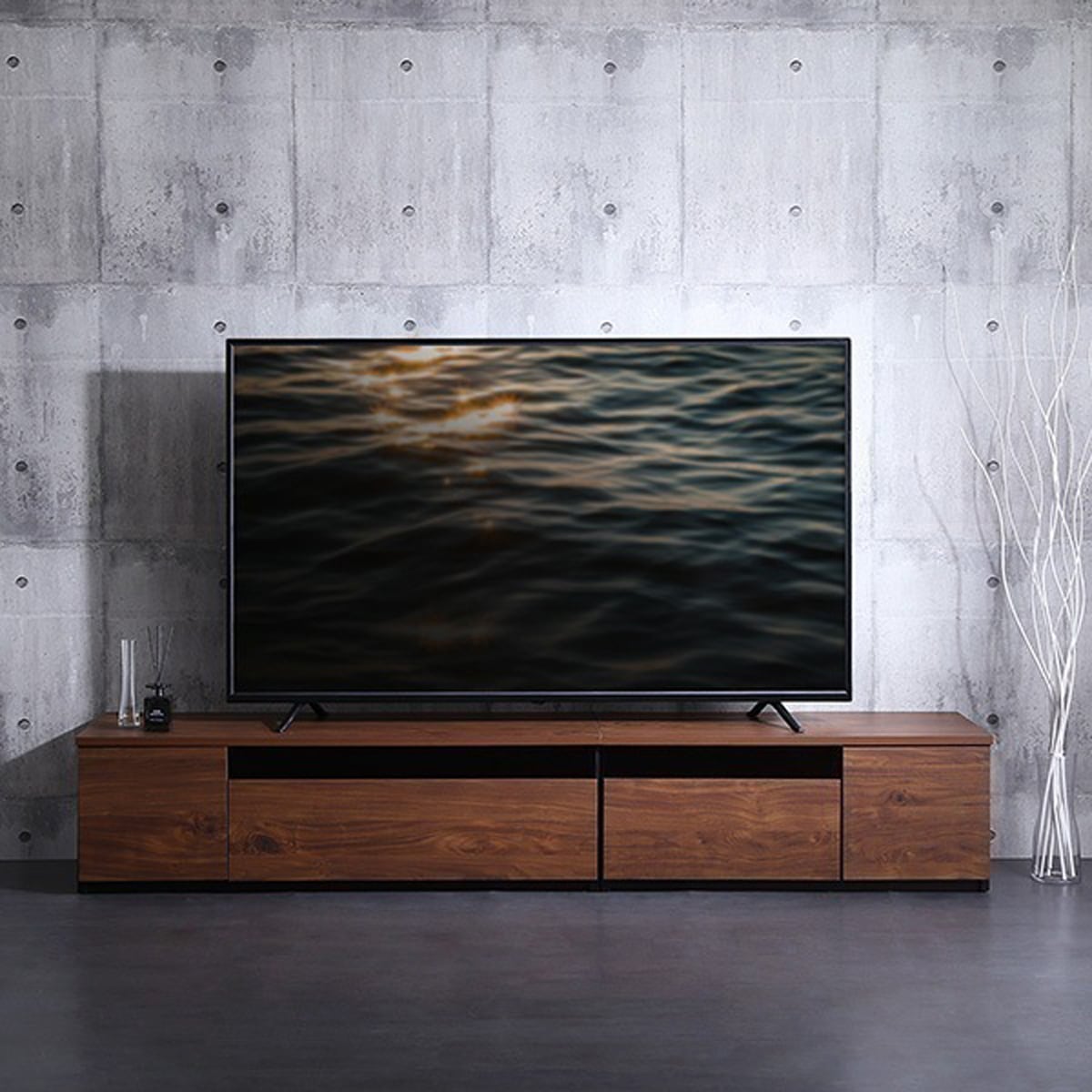 日本製 テレビ台 テレビボード 210cm幅 ローボード 国産 TV台 TVボード テレビラック
