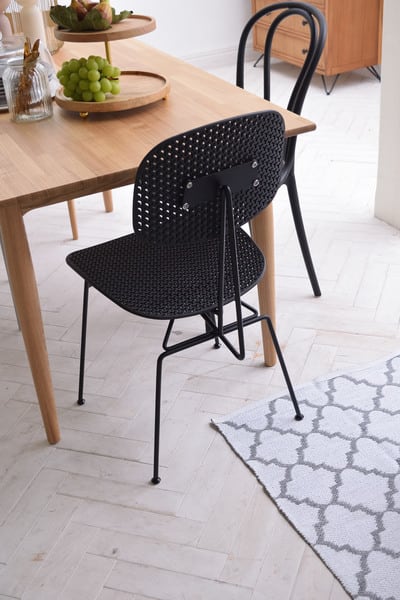 ダイニングチェア チェア 幅47×奥行50×高さ86cm ダイニング家具 ブラック ホワイト 全2色