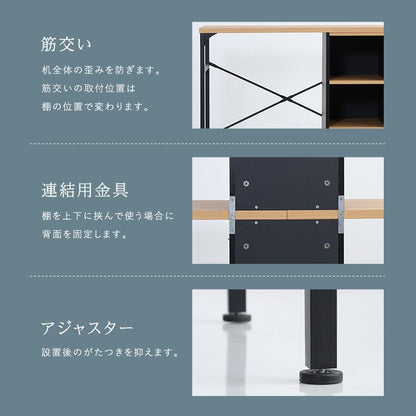 ヴィンテージツインデスク 90×90cm 学習デスク 勉強机 2人用