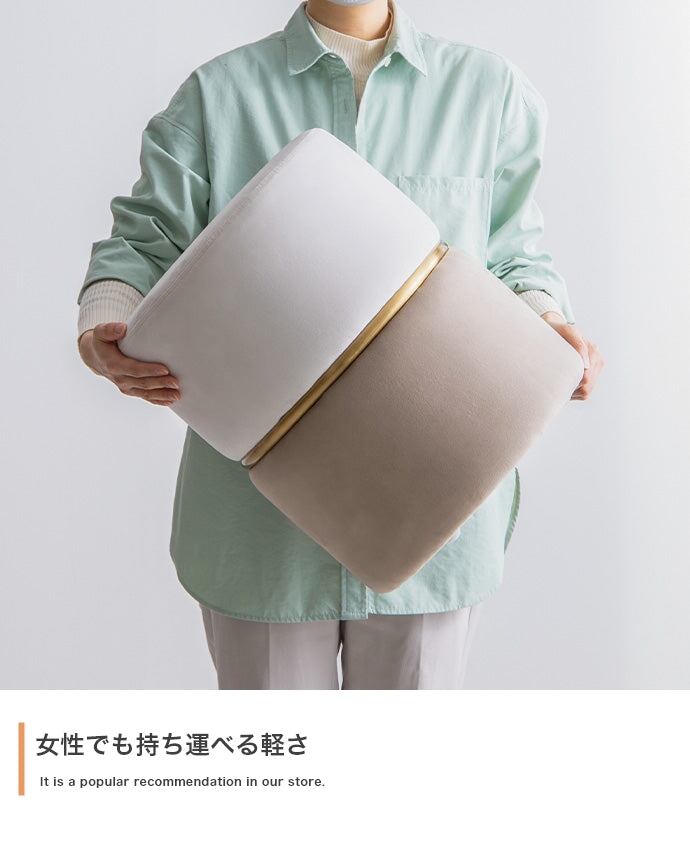 スツール Alina ベロアバイカラースツール ダイニングチェア デザインチェア 回転チェア 幅35×奥行35cm 完成品 スチール