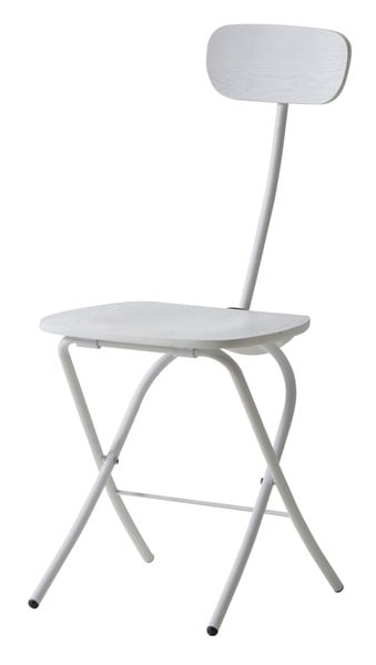 デスクチェア フォールディングチェア 幅41×奥行54×高さ85cm ワークデスク 学習机 完成品 スチール