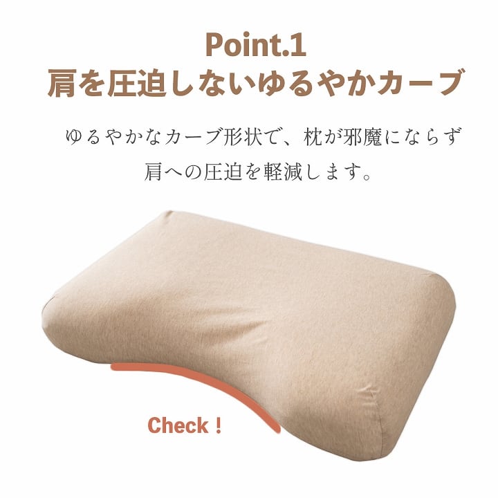 肩やすらぎ枕 35×54cm 中 枕 35X54 日用品 低反発 寝具