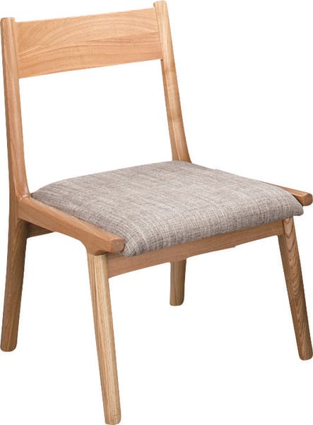 モタ ダイニングチェア 幅48×奥行55×高さ70cm ダイニング家具 完成品 グリーン 天然木