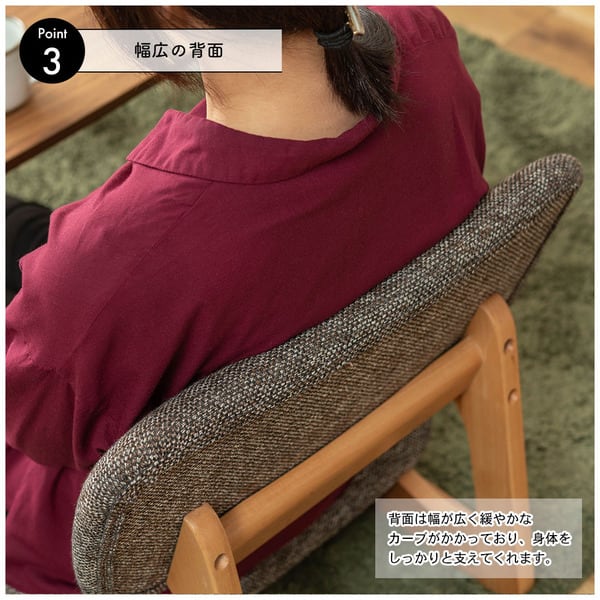 フロアチェア 幅50×奥行56×高さ52cm チェア ダイニングチェア デザインチェア 回転チェア