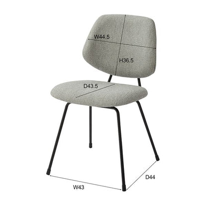 ダイニングチェア 幅50×奥行58×高さ81cm ダイニング家具 完成品 ブラック レザー