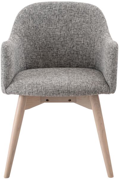 カラメリ 幅50×奥行55×高さ73cm ダイニングチェア デザインチェア 回転チェア 完成品 天然木