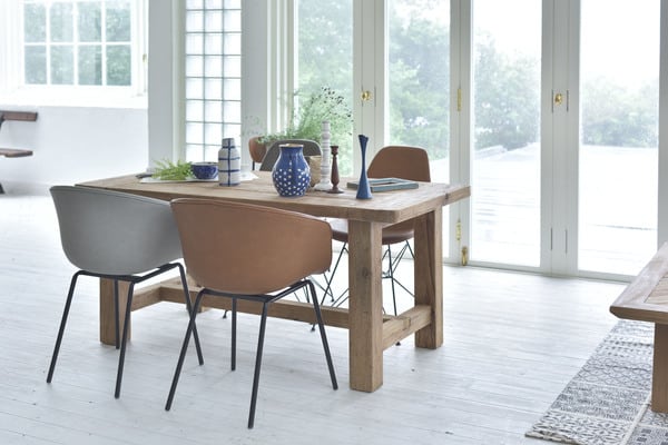 ダイニングチェア アームチェア 幅60×奥行52.5×高さ80cm ダイニング家具 ブラウン レザー
