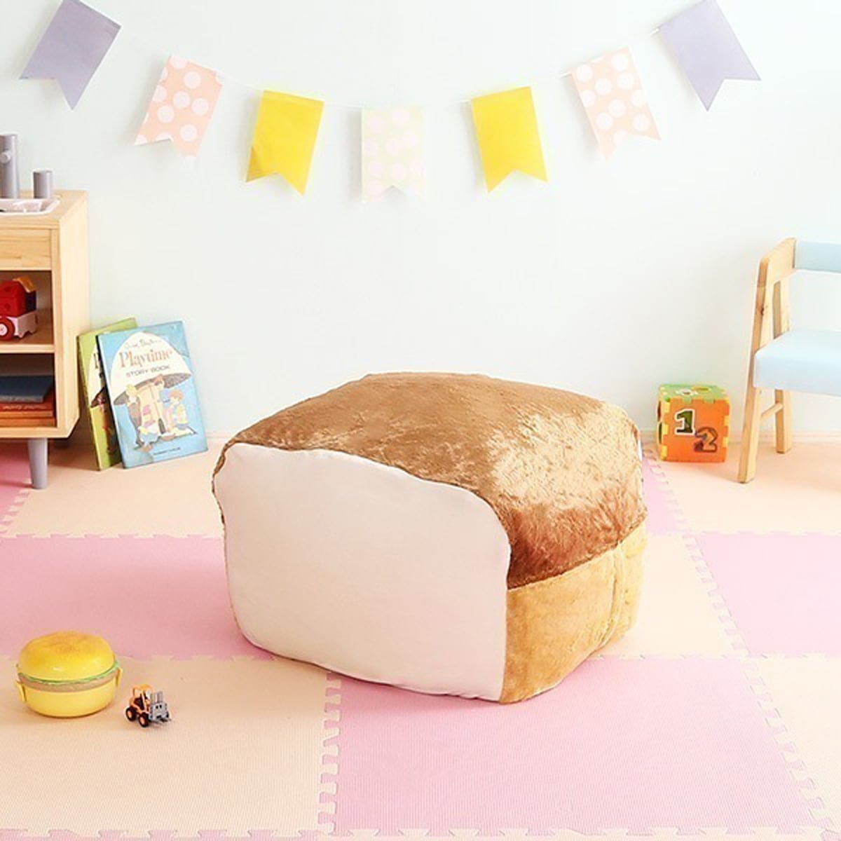 布団 食パンシリーズ(日本製) もっちり食パンビーズクッションMサイズ インテリア 寝具 クッション