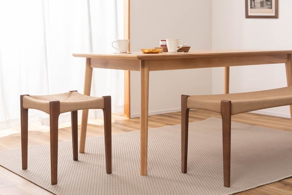 ペーパーコードスツール 幅40×奥行40×高さ46cm スツール オットマン 腰掛け 完成品 チェア