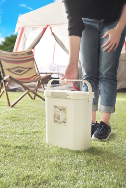 ダストボックス 運べる防臭ペール 幅31.8×奥行18×高さ32.3cm 日用品 完成品 組立不要