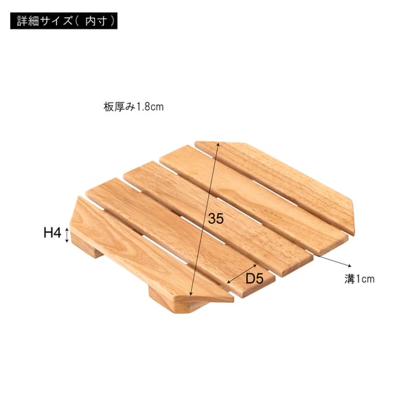 プランターベースワゴン 幅30×奥行30×高さ4cm リビング収納