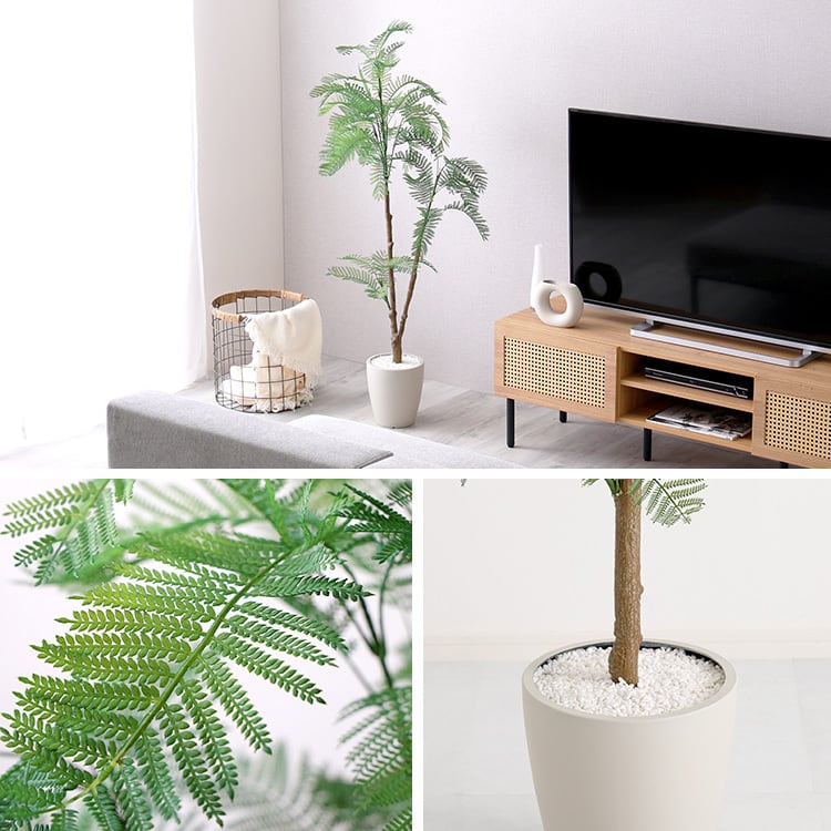 お手入れ簡単フェイクグリーン エバーフレッシュ Sサイズ(120cm) フェイクグリーン 観葉植物