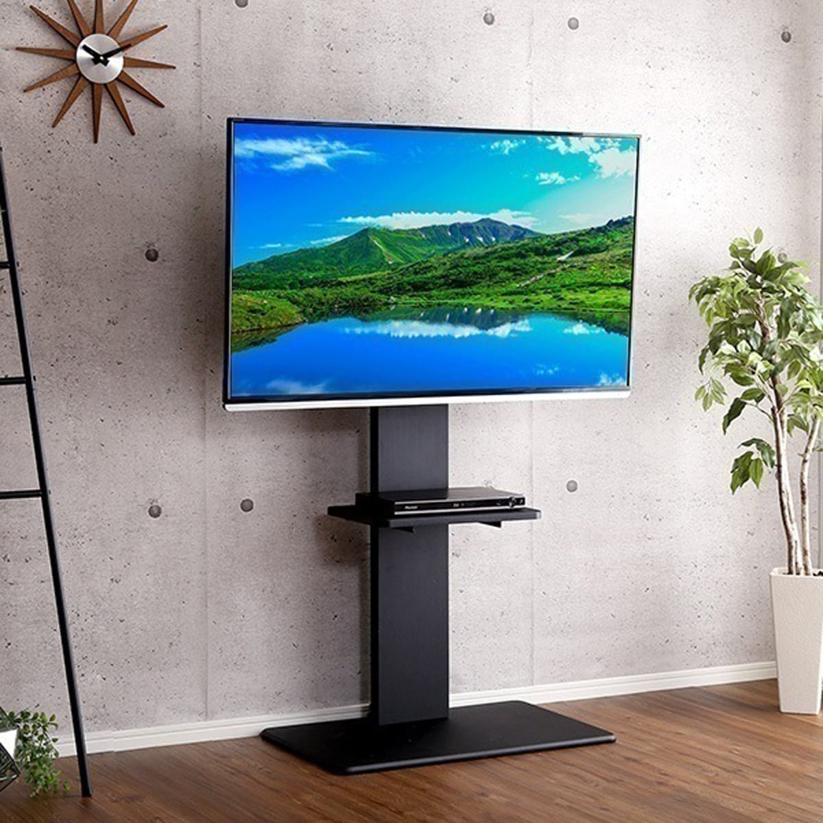 テレビ台 壁寄せテレビスタンド ハイスイングタイプ ロー・ハイ共通 専用棚 SET 家具 おしゃれ