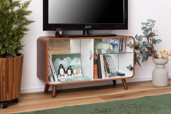 ストレージ コレクションシェルフ ロータイプ 幅79.5×奥行25×高さ46cm リビング収納 2段