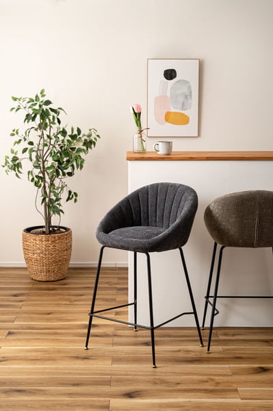ダイニングチェア ハイチェア 幅50×奥行51×高さ89cm ダイニング家具 ダークグレー チェア