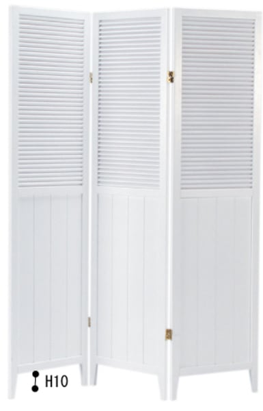 スクリーン 3連 幅40×奥行3×高さ160cm パーテーション 完成品 組立不要 ブラウン 全3色