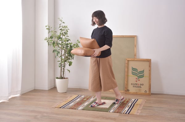 フロアチェア カックンリクライナー 幅38×奥行38×高さ36cm