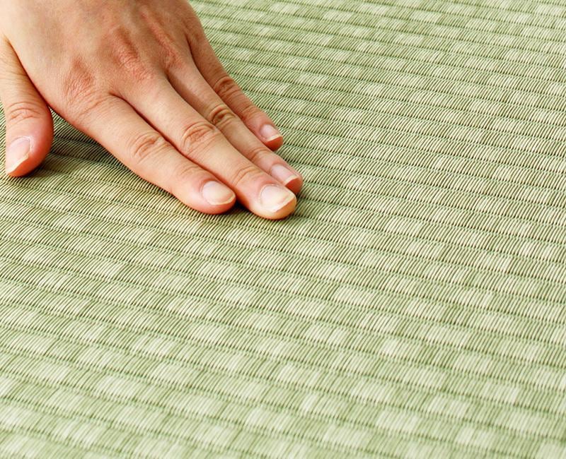 ベッド シングル お客様組立 美草・日本製 小上がりにもなるモダンデザイン畳収納ベッド 花水木