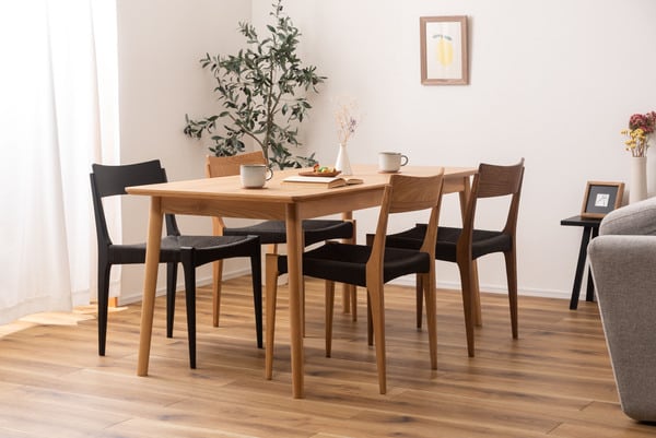 ペーパーコードチェア 幅46×奥行56×高さ76cm ダイニングチェア デザインチェア 北欧 完成品 天然木
