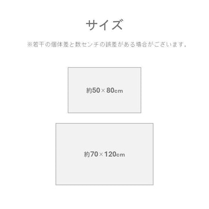 玄関マット レイラ 50×80cm ラグマット カーペット 絨毯 滑り止め