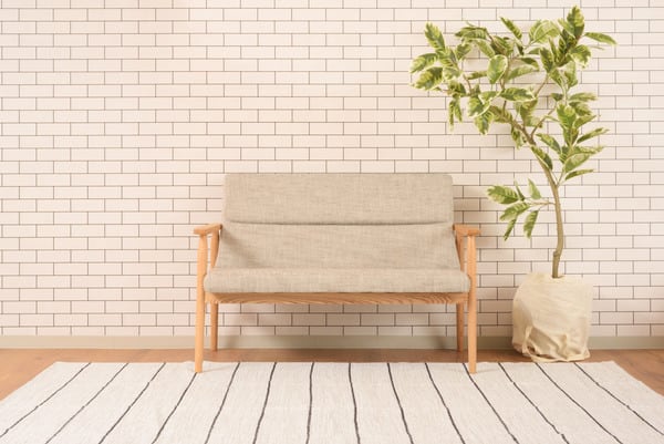 ダイニングチェア リズ ソファ 幅117×奥行70×高さ80cm ダイニング家具 2人掛け 二人掛け