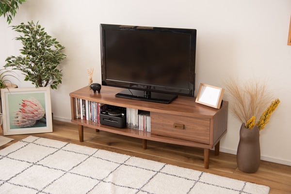 トムテ TVボードS 幅120×奥行40×高さ42cm テレビ台 ローボード AVボード