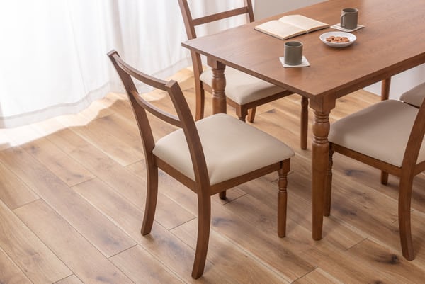 ダイニングテーブル 幅150×奥行80×高さ72cm ダイニング家具 ブラウン グレー 長方形 四角