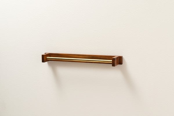 ストレージ タオルハンガー 幅42×奥行7×高さ4cm リビング収納 完成品 組立不要 北欧 壁掛け
