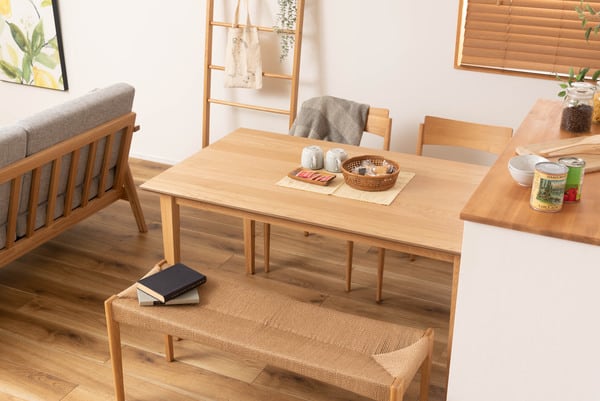 ダイニングテーブル 幅150×奥行80×高さ72cm ダイニング家具 幅135cm 4人掛け 4P