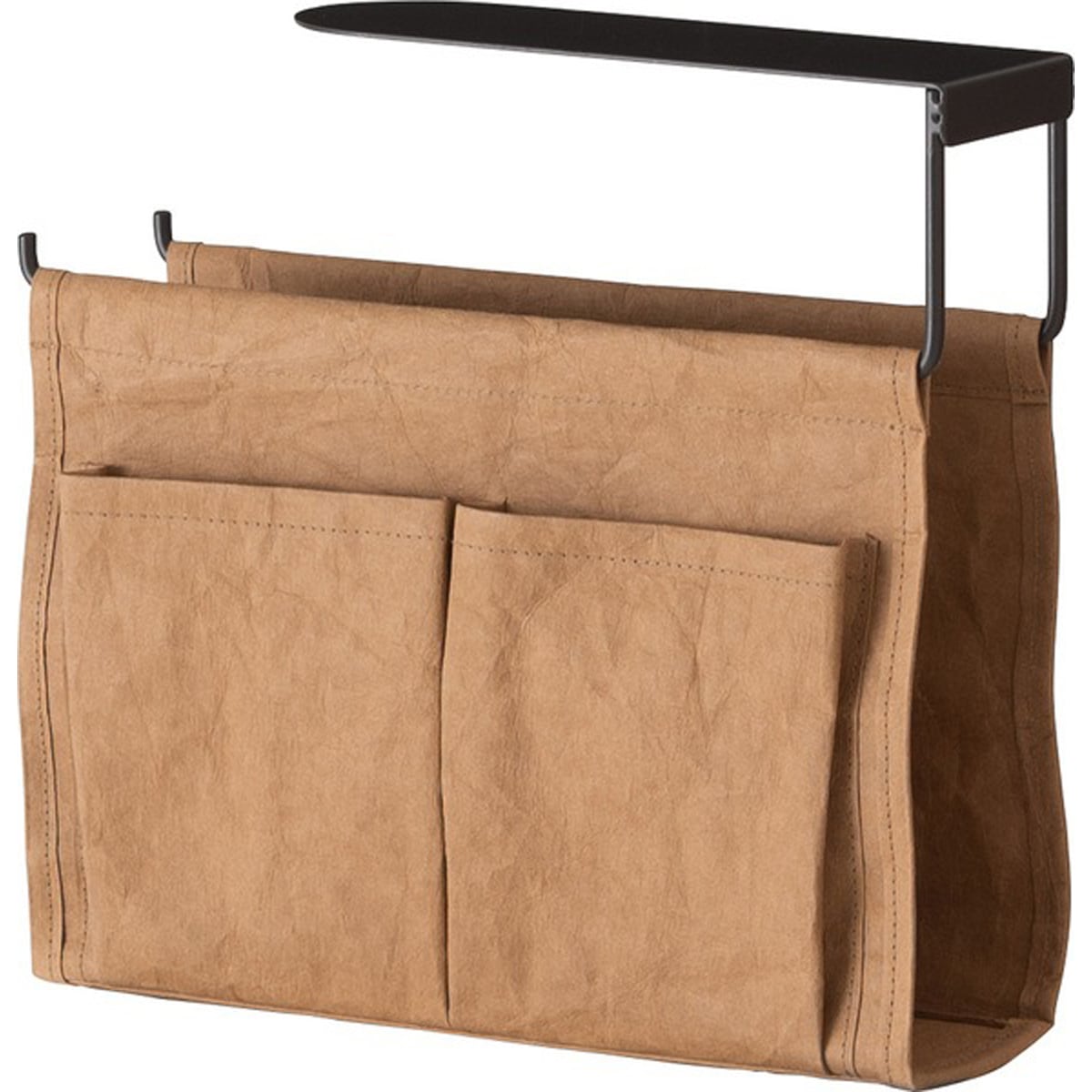 ハンギング収納バッグ 幅10×奥行33.5×高さ32cm リビング収納 完成品 組立不要 グリーン