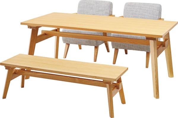 ダイニングチェア モティ ベンチ 幅120×奥行36×高さ36cm ダイニング家具 ウレタン塗装