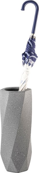 カサタテ 傘立て 幅16×奥行16×高さ40cm 玄関収納 完成品 グレー アイボリー 陶器