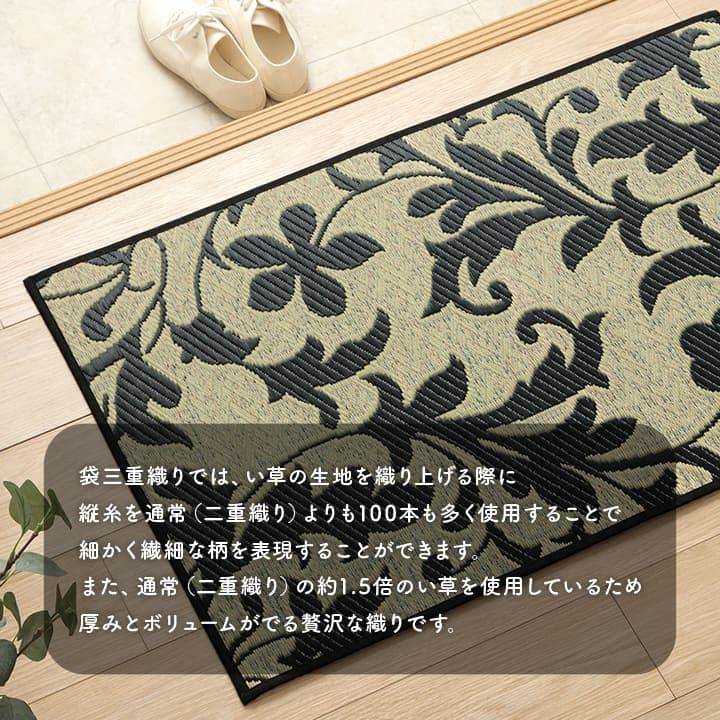玄関マット Fネム BE 60X90 60×90cm ラグマット カーペット ラグ 絨毯 マット