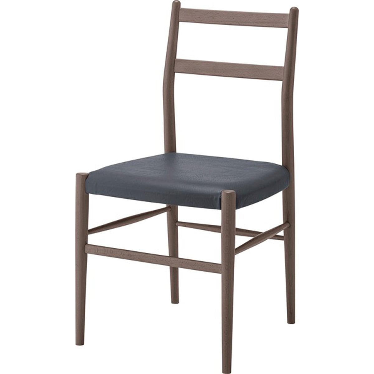 ダイニングチェア 幅46×奥行46.5×高さ84cm ダイニング家具 完成品 組立不要 ブラウン